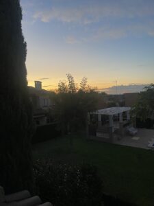 Dawn at my Spanish home